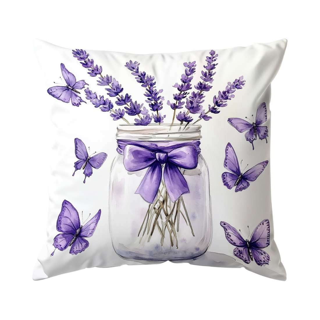 

Домашний Декор Постельное Белье Фэнтези Лавандовый Велосипедный Узор Домашний Декор Наволочка Гостиная Диван Полиэстер Наволочка 16x16Inch