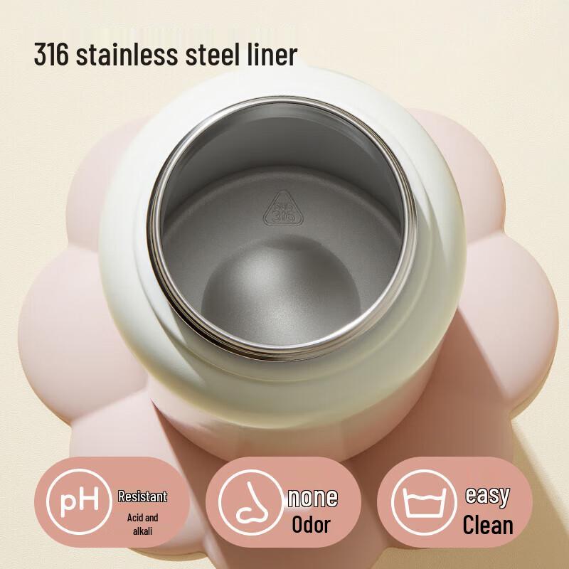 HAERS 316 Stainless Steel Dual-Drink Insulated Student Cup, 750ml