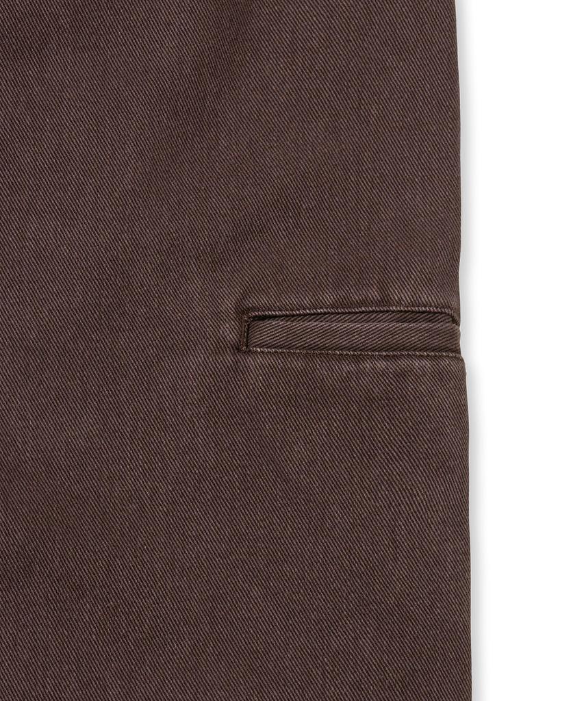 ANNOT One-Tuck Work Chino Pants Brown