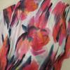 Used Final price reduction VIA BUS STOP patterned stole
