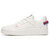 Slip Resistant Coverage Low Top Skateboard Shoes Men's White Blue Red Sneakers 912018022-1