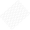 DIY Open Bezels Hollow Frame Pendant Resin Craft Bezels Jewelry Making Supplies AccessoryOval Shape 30pcs L