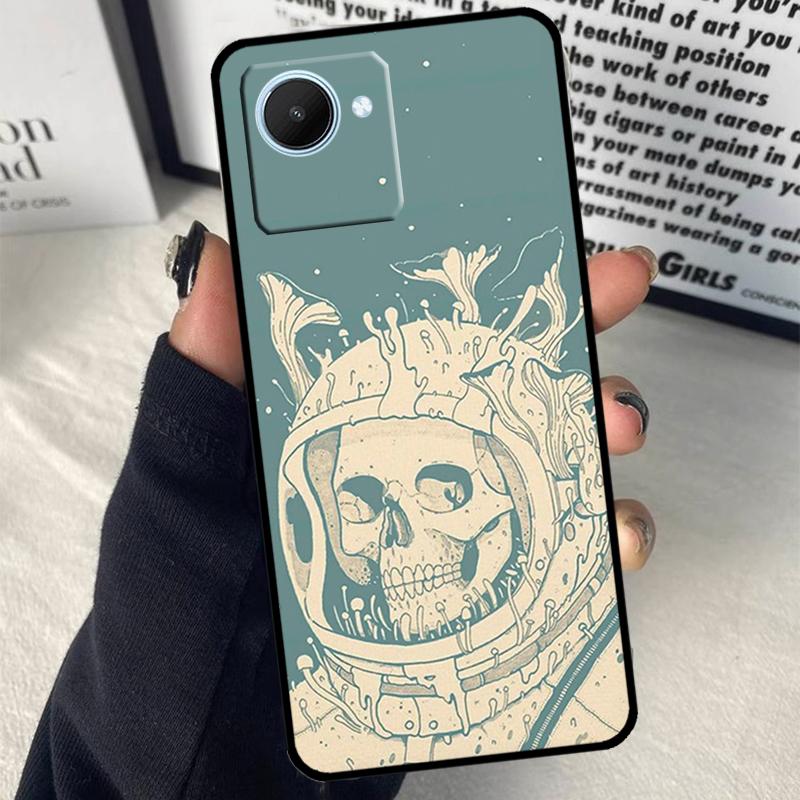 Trippy Skeleton For Realme C63 C71 C55 C67 C51 C75 C61 C65 C53 10 11 12 13 14 15 Pro Plus GT6 GT7 Pro Case