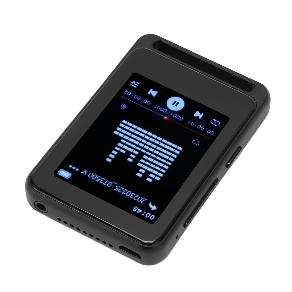 2.4 Inch Music Player Full Touch Scree Portable MP3 Player Bluetooth 5.0 High Definition MP3 Player for Sports