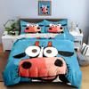 Cartoonish Cow Illustration. Bedding Duvet Cover Sets Duvet Covers Pillowcases Gifts (1 * Duvet Cover 2 * Pillowcases, Without Duvet Insert)
