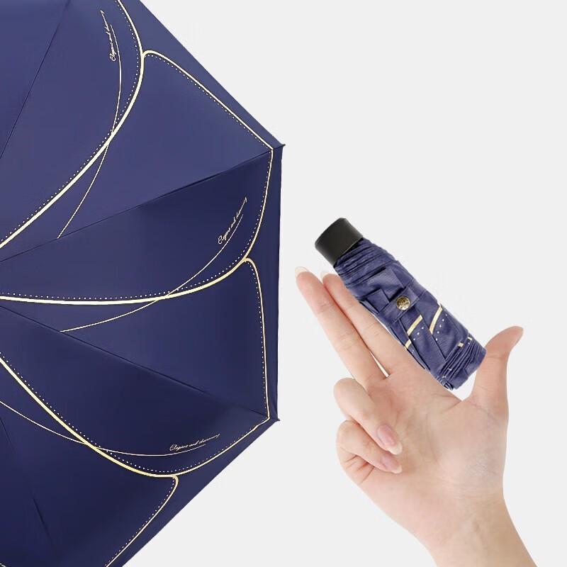 Hongye Five-Fold Compact Travel Umbrella