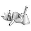 3 Pcs Stainless Steel Mini Funnels Stainless Steel Kitchen Funnel Set for Filling Small Bottles Miniature Bottles