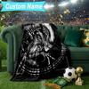 Custom Name Blanket Alien Ornate Frame Blanket Bedding Blanket for Travel, Camping, Living Rooms, Offices, Sofas, Fan Christmas gift