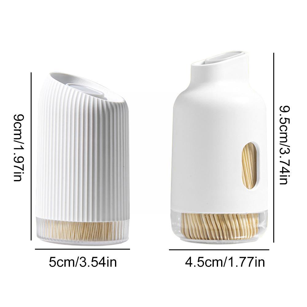 Portable Toothpick Holder Pocket Toothpick Dispenser Storage Bucket Room Convenient Toothpick Life Box Room Living Home Din E3T8