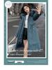 Women's Mid-Length Cotton Coat, 2024 Winter Loose Korean Style Jacket with Thick Velvet Lining and Detachable Parka