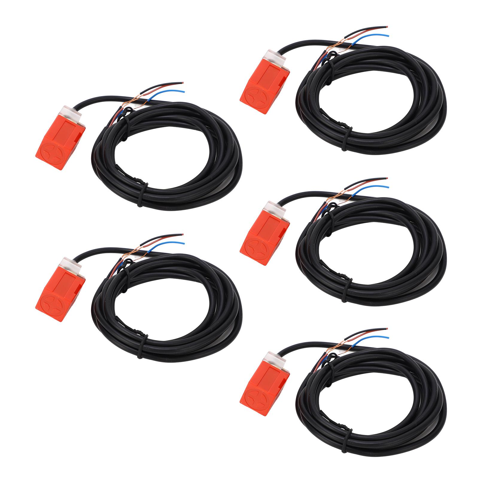 

5 шт. Безконтактний вимикач NPN Нормально Відкритий Частота Відгуку 100 Гц IP65 Датчик Наближення DC1030В