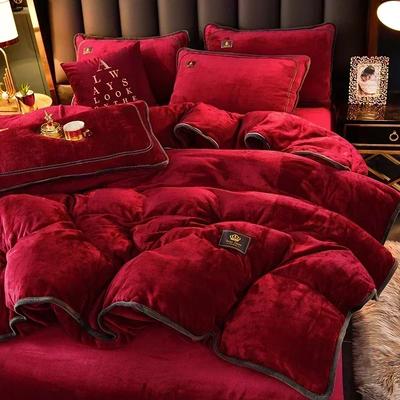Set Copripiumino Invernale Autunnale Caldo in Velluto di Latte di Alta Gamma con Lenzuolo Sottile, Copripiumino e Federe Set Biancheria da Letto Calda e Accogliente Matrimoniale