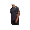 Adidas Letter Logo Round Neck Casual Short Sleeve T-Shirt Men T-Shirts Black FL4473