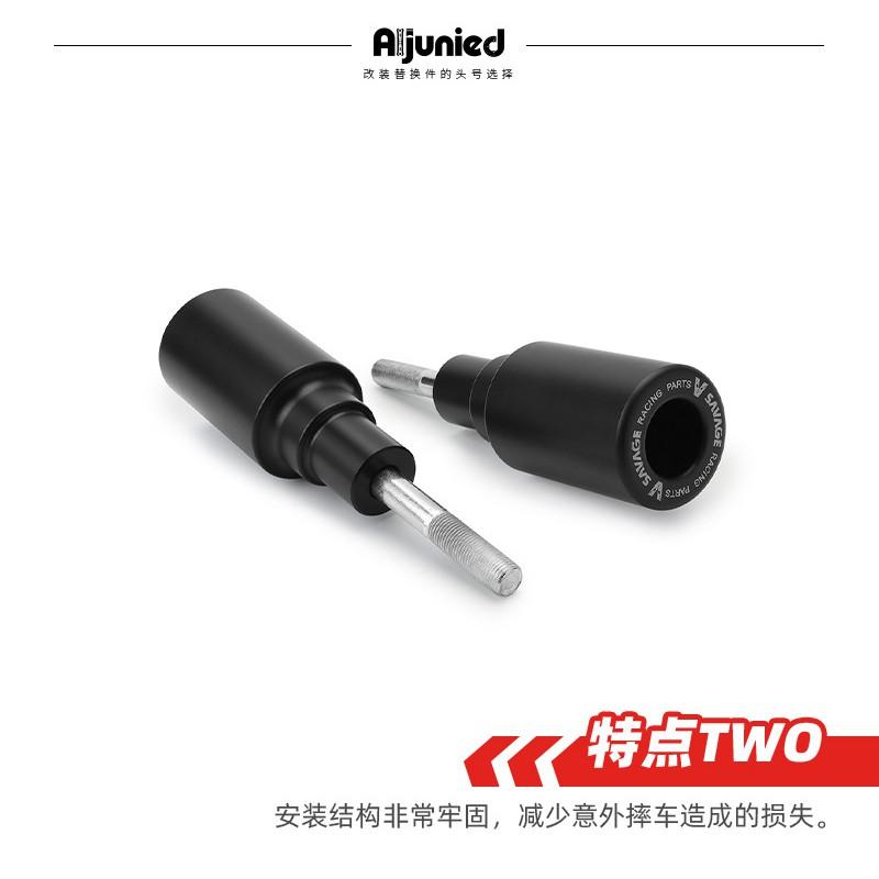 Motorrad Sturzschutz POM Verkleidungsschutz Kugel Honda CB1000R 2020-2023 Schwarz M1-5024