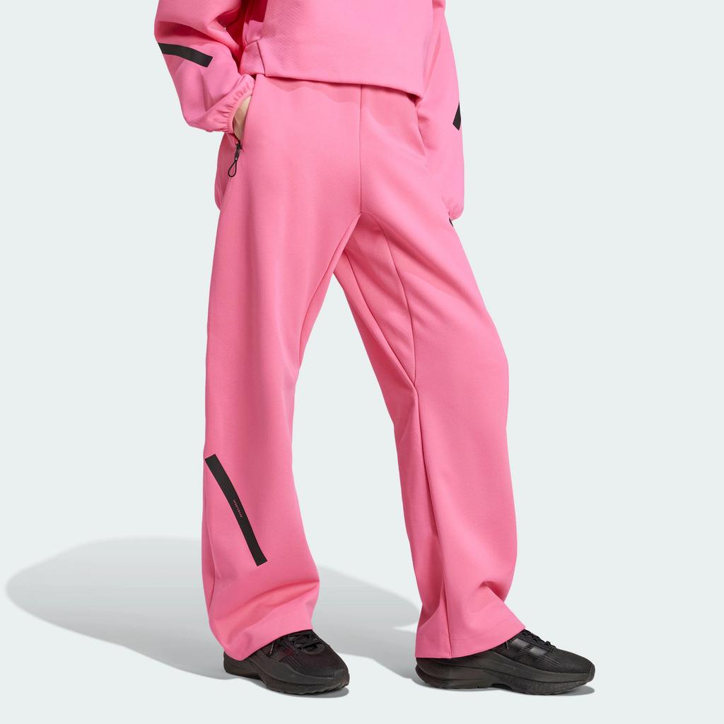 Adidas Z.N.E. True Healing Series FW24 Black Label Loose Fit Sports Casual Pants Women Bottoms Pulse-Magenta JD6412