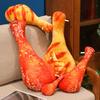 20~60cm Grilled & Fried Chicken Leg Plush Pillow Stuffed Simulation Food Snake Cushion Sofa Chair Decor Prop Gift
