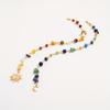 Un Ensemble de Deux Extensions de Cheveux Bohémiennes à Perles de Pierres Multicolores, Ornées de Cristaux Synthétiques, Parfait pour les Tenues de Fête des Femmes