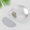 Punch-Free Silicone Door Stopper: Transparent, Adhesive, Anti-collision, Safe, Silent Flat Head Bumper