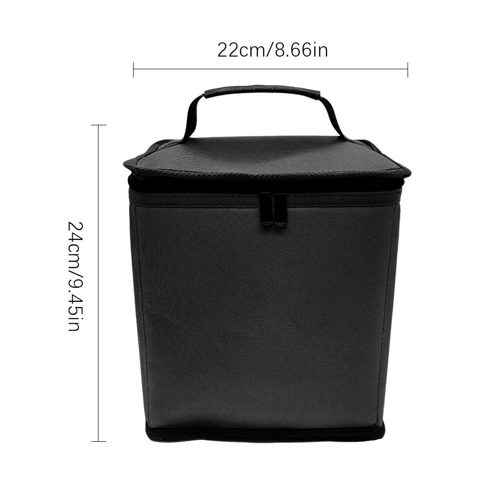 Butane Fuel Canister Anti-Collision Cover 600D Oxford Cloth Camping Lantern Gas Tank Bag with Handle for Outdoor Camping Cooking