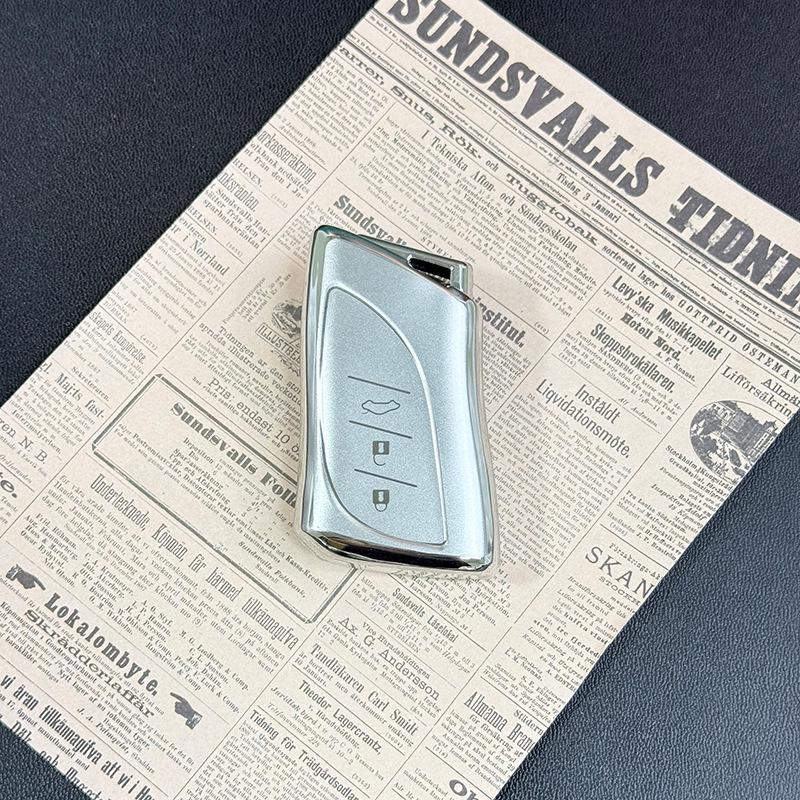 Lexus ES200/ES300h/RX300 Quicksand Silver Key Shell Protective Case