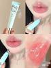 Official Genuine Product! Intoyou Lip Gloss Tube Bt02 Future Apricot Lip Essence Transparent with Fine Shimmer 05 Genuine Product