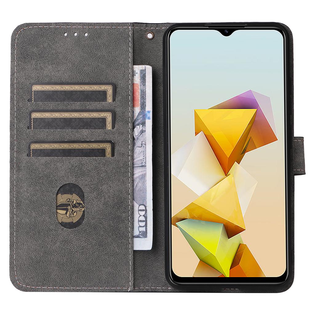 For ZTE Blade A73 Pro 5G/A73 5G/Optus X Pro 5G Case RFID Blocking Card Slots Phone Cover with Hand Strap