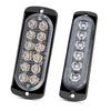 6LED Car Warning Light Grill Emergency Police Lights 12V 12LED Constant Warning Light Trailer Rear Side Warning Lamp Assembly