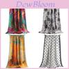 Bohemian Faux Silk Shawl With Sun Protection For Summer And Winter Fashion