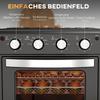 Mini Oven, Air Fryer, 90-230 degrees C, 7 Programs, Accessories, Black