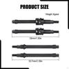 4x RC Shaft Axle U Joint Crawler Upgrades High Performance Sturdy Vehicle Transmission for