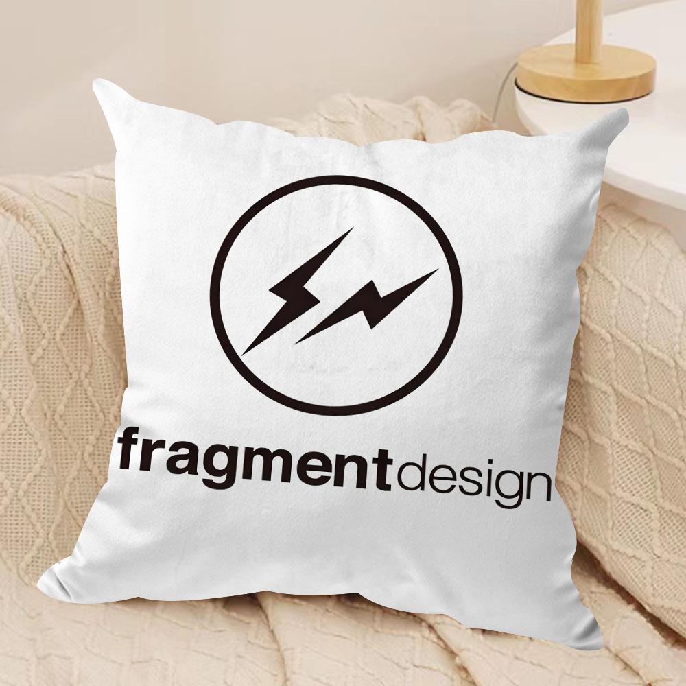 Lightning F-Fragment Cushion Cover Soft Plush Fabric Double-Sided Printed Sofa Cushion Cover for All Seasons Home Decor Gift