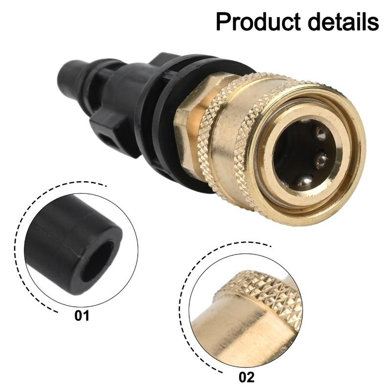 Car Pressure Washer Nozzle High Pressure Foam Tank Quick 1/4 Connect AdapterNozzle For LAVOR For Sterw QuickwwwConnector