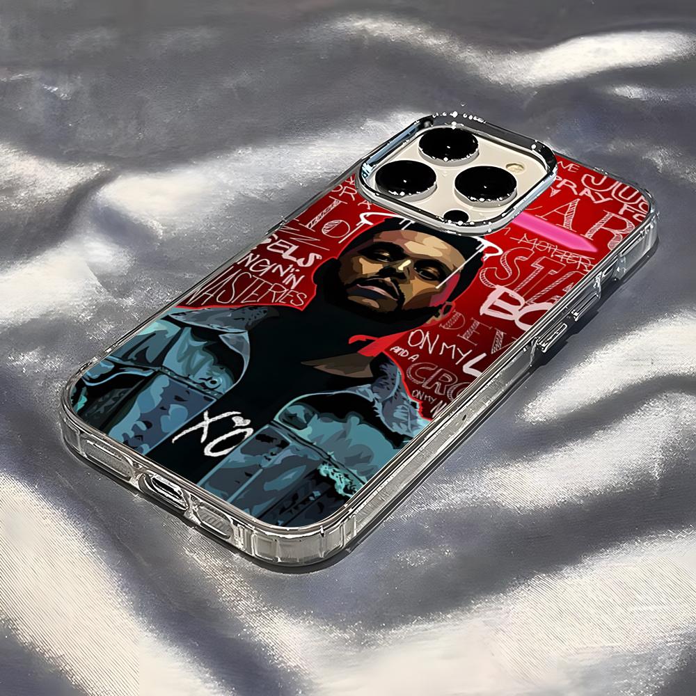 

Чехол для телефона с изображением популярного певца The W-Weeknd для IPhone 17 Pro Max 16 15 14 Pro Max IPhone 13 Pro Max 11 Plus Прозрачный чехол iPhone 14 Pro Max