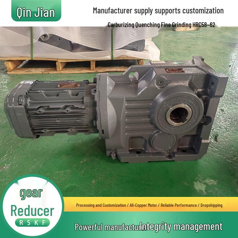 KA/KF/KAF Right Angle Helical Gear Motor with Hardened Spiral Bevel Gear Reducer