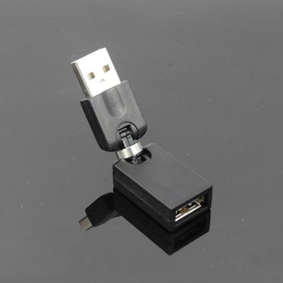 USB A Male To A Female Adapter 360 Degree Swivel USB Adapter for PC Laptop TV Mobile Phone