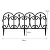 European-Style Plastic Garden Fence - Decorative & Practical Garden Border Fence
