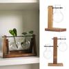 Decoration Terrarium Tabletop Planter Wooden Frame Flower Pot Hydroponic Plant Vases Glass Vase