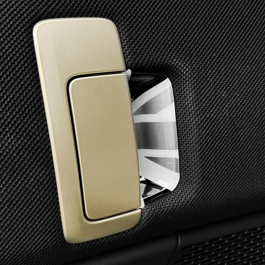 KUNGKIC Carbon Fiber Car Door Inner Grab Handle Cover for 2024 2023 2025 Mini Cooper ABS Decorative Car Accessories Countryman, Scratch-Resistant