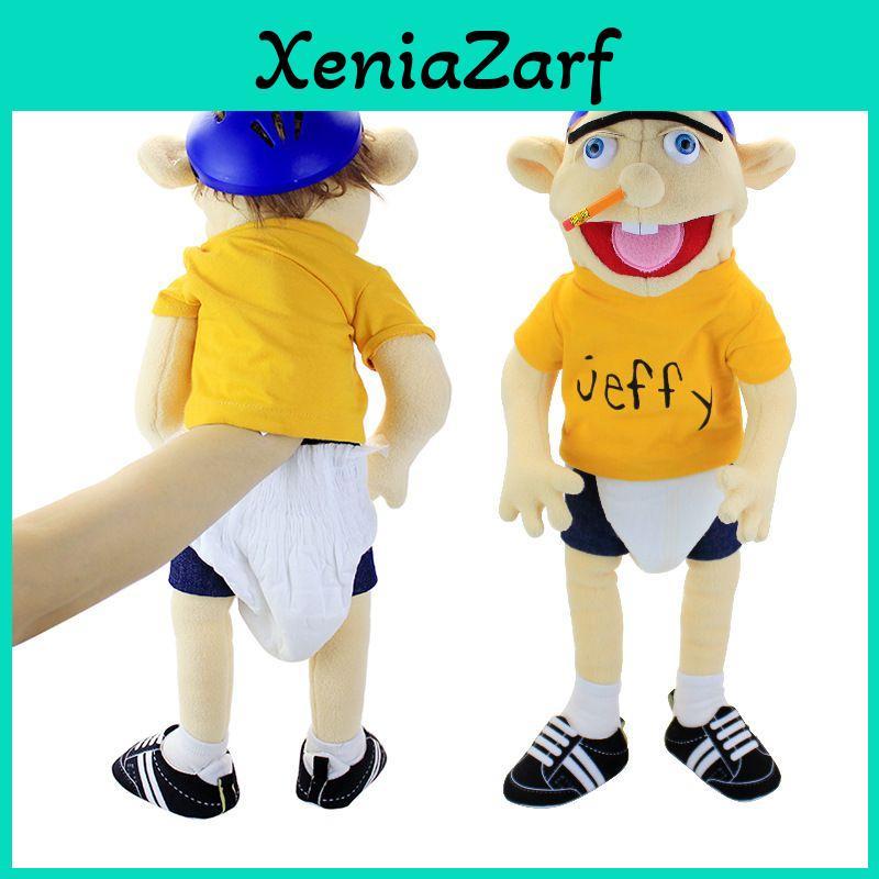 Soft And Skin-friendly Jeffy Cartoon Plush Hand Puppet Toy For Kids And Adults Perfect Christmas And Birthday Gift!