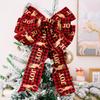 Decorative Christmas Whimsical Bows In Bright Fabrics For Joyful Decor Seasonal