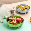 Rotating Cat Bowl Puzzle Toy Interactive Puppy Training Toy Funny Dog Slow Food Bowl  Puppy