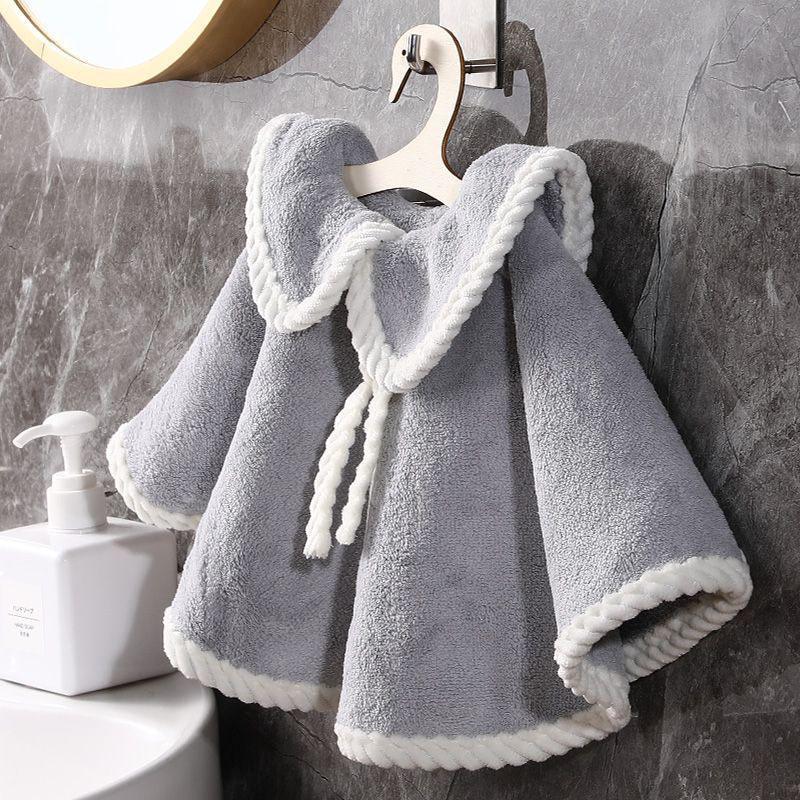 Hanging Towel Does Not Fall Off, Handkerchief Intervenes In Cartoon Children's Restroom, Cute Absorbent Cloth