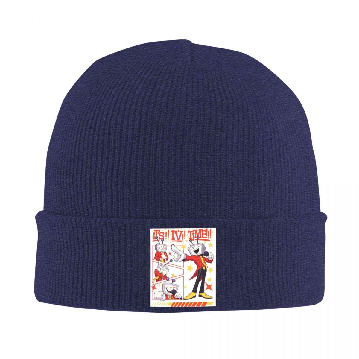 

Deltarune Tenna TV Time Warm Knitted Cap Winter Knit Bonnet Hat Skullies Beanies Hip Hop Caps for Unisex One Size