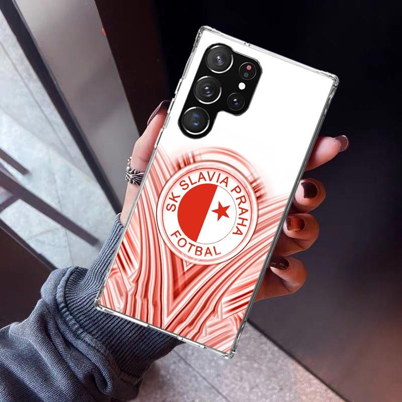 

Sk Slavia Praha Czech Republic Phone Case For Samsung Galaxy S23 S24 S25 Edge S26 Ultra S22 + S21 Plus S20 FE Cover Silicone Pri Samsung S20 Ultra