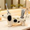 Spotted Dachshund Family Toothbrush Holder, Fits Electric Toothbrushes, Bathroom Storage & Valentine Gift
