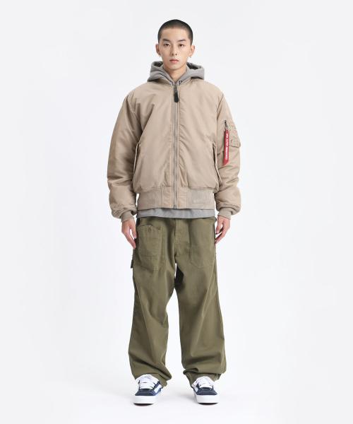 Alpha Industries Ma-1 Flight Jacket Vintage Khaki