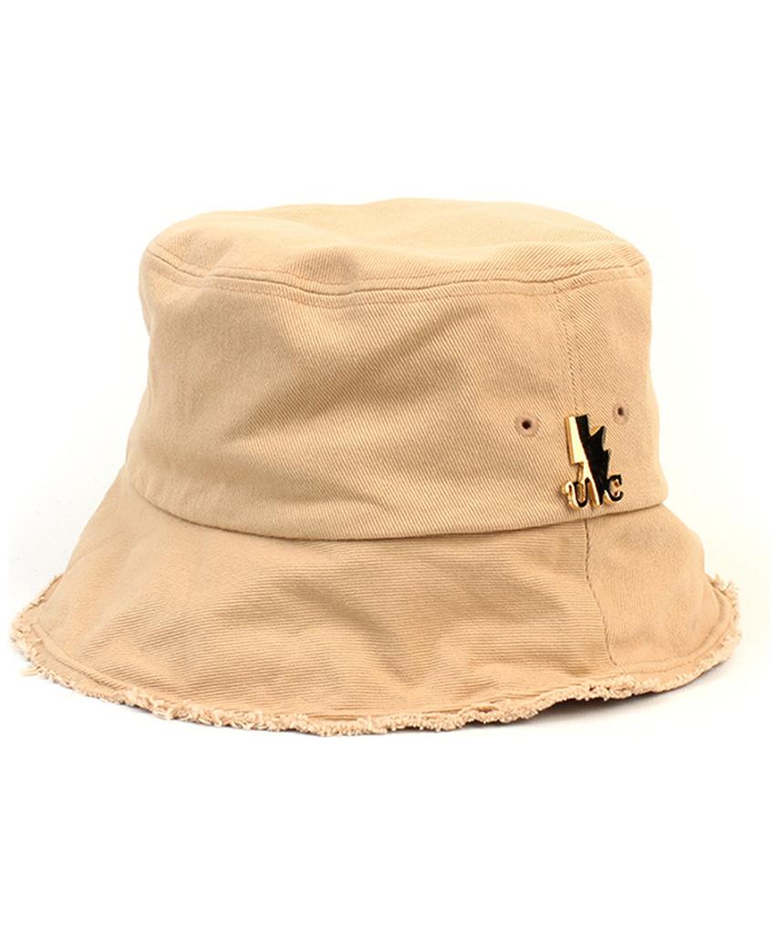 Yunibeosyeolkemiseuteuli Vintage Beige Wire Bucket Hat