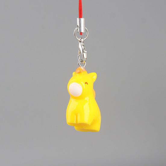 Phone Pendant 2026 Year of Horse Charm Good Luck Keychain Zodiac Animal Shape Mobile Phones Keys Bags Ornament