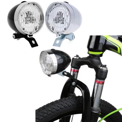 2Modes Bike Bike Front 3 LED Light Lamp Headlight Vintage baterka Headlamp