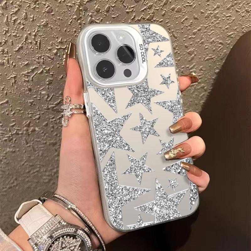 For Samsung A56 5G Case Small Star Design TPU Basic Case for Galaxy A15 A35 A54 A34 A53 S25 S24 Ultra S23 FE S22 Plus S21 Cover